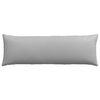 vidaXL Sofa Pillows 2 pcs Cloud Grey 120 x 40 cm Fabric