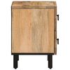 vidaXL Bedside Cabinet 40x33x46 cm Solid Wood Mango