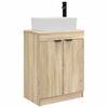 vidaXL Bathroom Vanity with Sink Sonoma Oak 54 x 35 x 83 cm