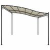 vidaXL Canopy Cream 4x3 m 180 g/m² Fabric and Steel