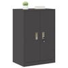 vidaXL Storage Cabinet Black 60 x 40 x 90 cm Steel