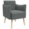 vidaXL Accent Chair Dark Grey Fabric