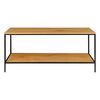 House Nordic TV Stand with 2 Shelves Avery Oak and Black