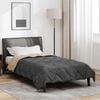 vidaXL Full Year Duvet Anthracite and Taupe 220 x 135 cm Microfiber