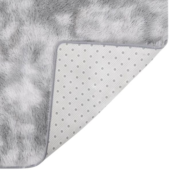 vidaXL Shaggy Rug Grey 170x120 cm