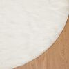 vidaXL Faux Sheepskin Rug Tafalla White &Oslash; 200 cm Polyester