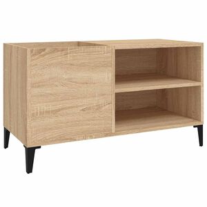 vidaXL Record Cabinet Sonoma Oak 84,5x38x48 cm Engineered Wood