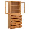 vidaXL Storage Furniture Set with Drawer Brown Engineered wood