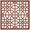 vidaXL Garden Wall Decoration 55x55 cm Corten Steel Moorish Design