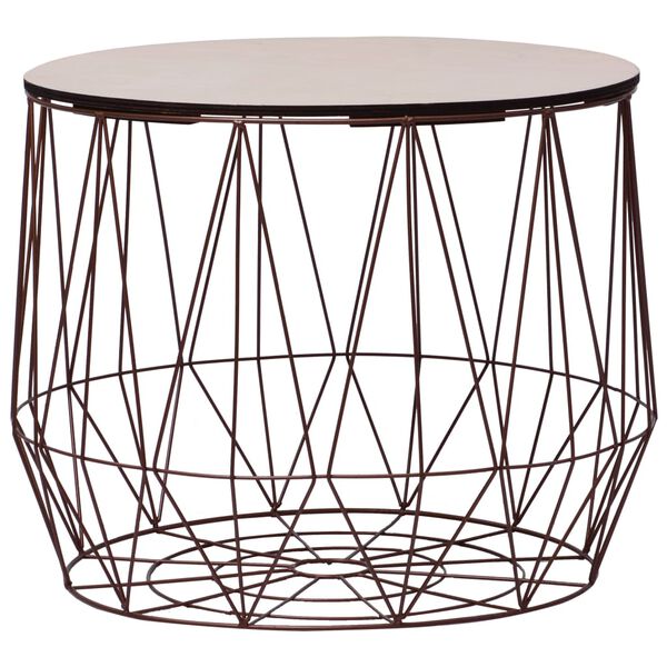 vidaXL Coffee Table 2 pcs Copper