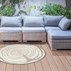 Esschert Design Outdoor Rug Dia. 170 cm Growth Rings