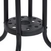vidaXL Garden Table Black 70x70x70 cm Steel