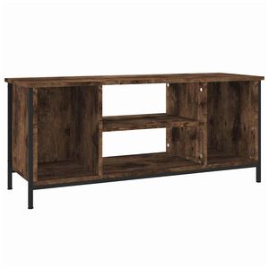 vidaXL TV Cabinet Smoked Oak 102x35x45 cm Engineered Wood