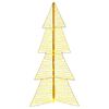 vidaXL Christmas Tree with 160 LEDs Warm White 150 cm PET
