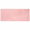 vidaXL Anti-Slip Faux Rabbit Fur Rug OLITE Pink 80 x 200 cm Polyester