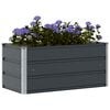 vidaXL Planter Anthracite 100 x 50 x 45 cm Galvanised Steel