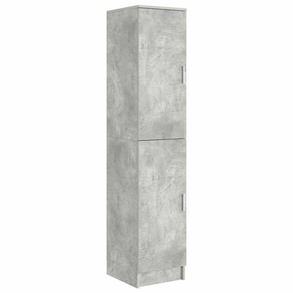 vidaXL Highboard Concrete Grey 35 x 39 x 168 cm