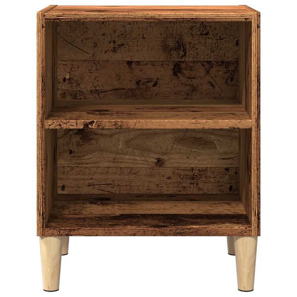 vidaXL Bedside Cabinet Old Wood 40x30x50 cm Engineered Wood
