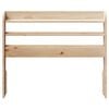 vidaXL Headboard with Shelves 100 cm Solid Wood Pine