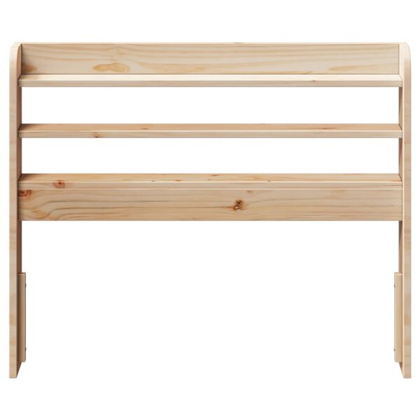 vidaXL Headboard with Shelves 100 cm Solid Wood Pine