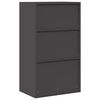 vidaXL Storage Cabinet Black 60 x 40 x 105 cm Cold-Rolled Steel
