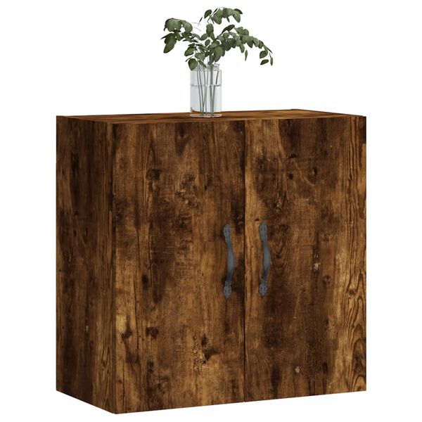 vidaXL Wall Cabinet Smoked Oak 60x31x60 cm Engineered Wood