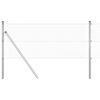 vidaXL Welded Wire Fence Ground Fix 100 x 0.4 m Galvanised Steel Mesh