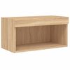 vidaXL TV Cabinet with LED Lights Sonoma Oak 60x30x30 cm