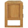 vidaXL TV Cabinet 120x32x45 cm Solid Teak Wood
