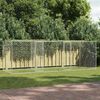vidaXL Dog Cage Silver 600 x 200 x 200 cm Galvanised Steel