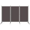 vidaXL 3-Panel Room Divider Anthracite 260x180 cm