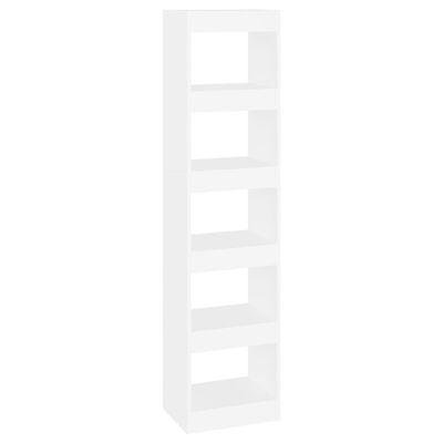 vidaXL Book Cabinet/Room Divider White 40x30x166 cm