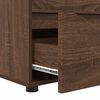vidaXL Storage Cabinet Brown Oak 40 x 48 x 57 cm Engineered Wood