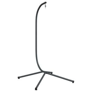 vidaXL Hanging Egg Chair Stand without Basket Anthracite Steel