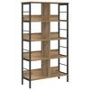 vidaXL Bookshelf 8-Tier 82 x 32 x 144.5 cm Engineered Wood Artisan Oak