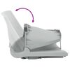 vidaXL 2 Piece Foldable Boat Seat Set Grey
