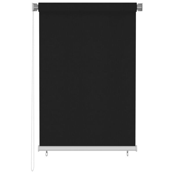 vidaXL Outdoor Roller Blind 100x140 cm Black