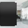 vidaXL Window Films 3 pcs Static Frosted Black PVC