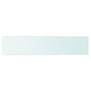 vidaXL Shelves 2 pcs Panel Glass Clear 70x15 cm