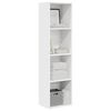 vidaXL Bookcase White 40x30x152 cm Engineered Wood