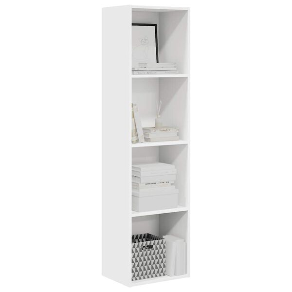 vidaXL Bookcase White 40x30x152 cm Engineered Wood