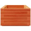 vidaXL Garden Planter Wax Brown 110x40x26.5 cm Solid Wood Pine