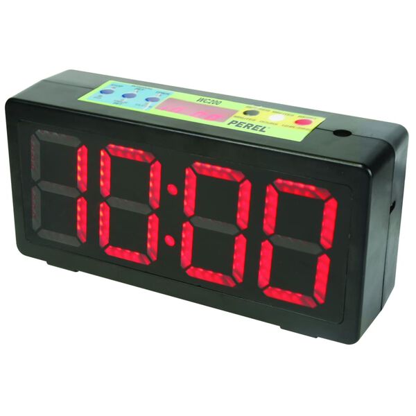 Perel Clock with Timer Black