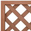 vidaXL Trellis Planter Brown 65x33x135 cm WPC