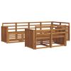 vidaXL Sectional Sofa Set 7 pcs Natural
