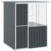 vidaXL Bird Cage Anthracite 165 x 165 x 200 cm Galvanised Steel