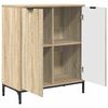 vidaXL Sideboard Sonoma Oak 69.5 x 33 x 82 cm Engineered Wood