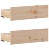vidaXL Bed Frame without Mattress with Headboard 90x200 cm Solid Wood Pine