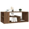 vidaXL Coffee Table Brown Oak 100x50x40 cm Engineered Wood