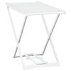 vidaXL Folding Clothes Dry Rack White Plastic